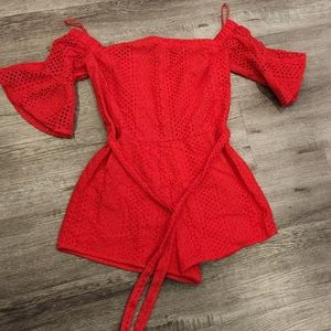 LIKELY Embroidered short jumper
